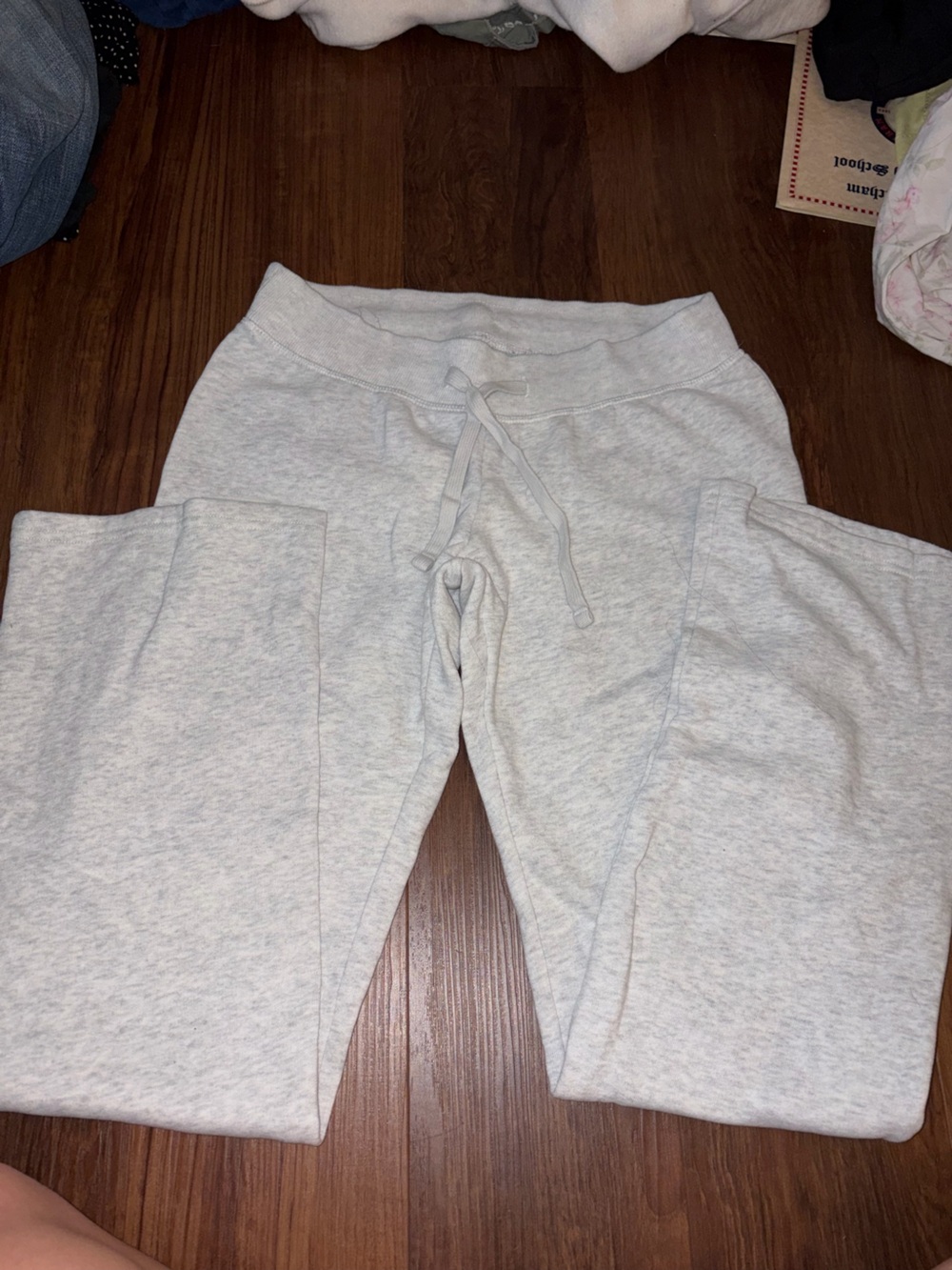 Hollister Light Gray Kids Sweatpants